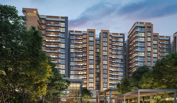 Brigade Avalon apartments on Whitefield Main Road