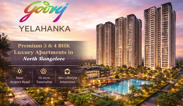 Godrej luxury 3 and 4 BHK apartments on Airport Road Yelahanka North Bangalore