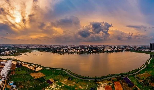 Varthur Lake under rejuvenation near Godrej Whitefield 2026